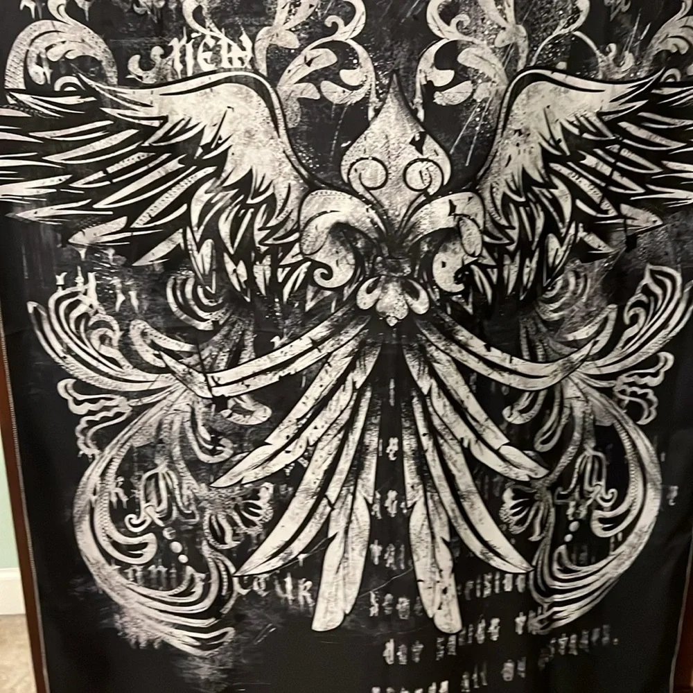 37 inches wide X 59 inches long wall tapestry